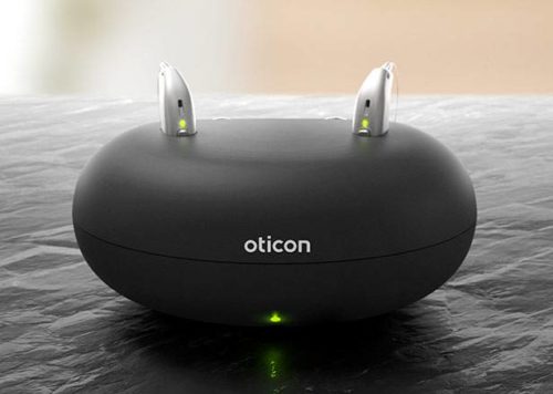 oticonの充電式補聴器